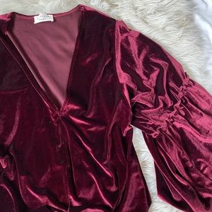 Velvet top